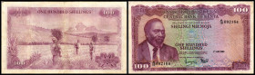 Lot 2 Stück: 100 Shillings 1.7.1969, Sign.2, P-10a. IV-