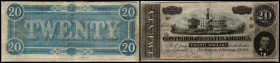 20 $ 1864, Serie 4, P-69. III-