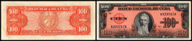 100 Pesos 1959, P-93a. II+