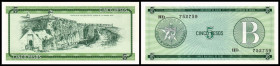 Lot 2 Stück: 5 Pesos o.D.(1985, Ser.B) P-FX-7. I
