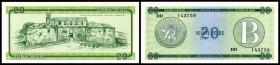 Lot 2 Stück: 20 Pesos o.D.(1985, Ser.B) P-FX-9. I