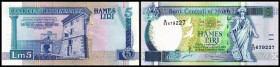 5 Liri L.1967(1994/Sign.Vasallo) SiStreifen silber, KN ZT aufsteigend, P-46b. I