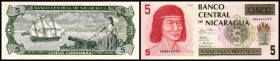 5 Cordobas o.D.(1991) Ser.A, Sign. wie Abb., P-174. I