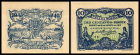 Casa da Moeda (Staatsnoten). 10 Cent. L.15.8.1917, Ser.CN ohne Wz, P.sämissch, P-95c. I