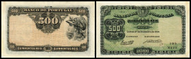 500 Reis 27.12.1904, REPUBLIK (1917, 4ZV/GRPO) P-105b. II-
