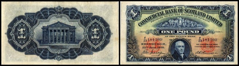 Commercial Bank. 1 Pfund 22.6.1938, P-S331a. III