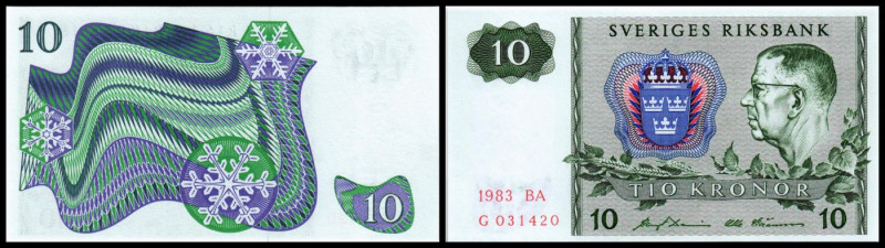 10 Kronen 1983, Sign. offset, P-52e. I