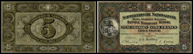 Nationalbank. 5 Franken 16.10.1947, Sign. 32, P-11/m. III+