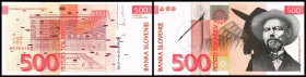 Lot 2 Stück: 500 Tolarjev 15.1.1992, Pä16b. I
