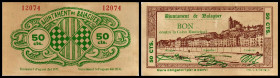 Balaguer AJ. Lot 2 Stück: 50 cent. 1937. I-