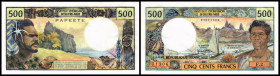 Institut d’Emission d’Outre-Mer. 500 Francs o.D.(1979/Sign.3A) P-25b2. I