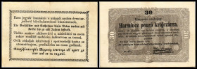 Landesverteidigungskomitee. 30 pengö kraj. 1849, Ri-412 (P-S122). II-
