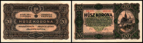 Finanzministerium. 50 Kronen 1920, Ser. u.KN braun, P-62. II-