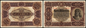 Lot 3 Stück: 100 Kronen 1920, P-63. II