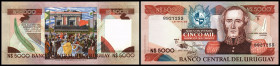 Lot 2 Stück: 5000 N$ o.D.(1983, Ser.B) P-65. I