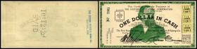 1 $ 22.11.1934 mit Klebemk., nur auf Rs gestempelt, OH-448, entwertet. I-