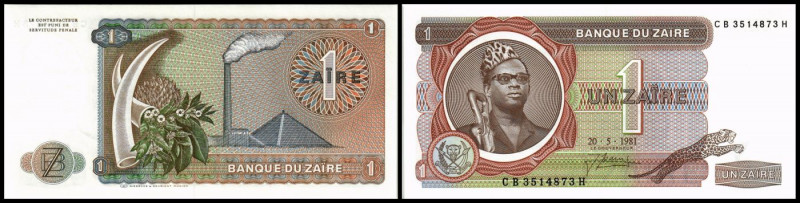 1 Zaire 20.5.1981, Sign.3, P-19b. I