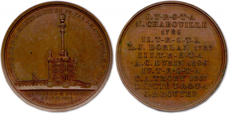 HERODOM DE KILWINNING Chapitre du Choix 1789
L’ORDRE DE H. D. M. INTRODUIT EN FR...