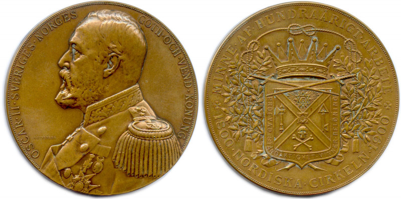 SUÈDE et NORVÈGE - OSCAR II
OSCAR.II.SVERIGES.NORGES GOTH.OCH.VEND.KONUNG. Son b...