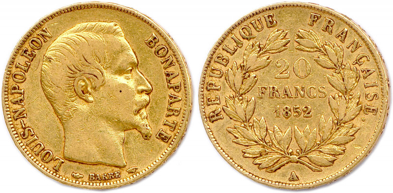 LOUIS NAPOLÉON BONAPARTE Prince président 
10 décembre 1848 - 2 décembre 1852
20...