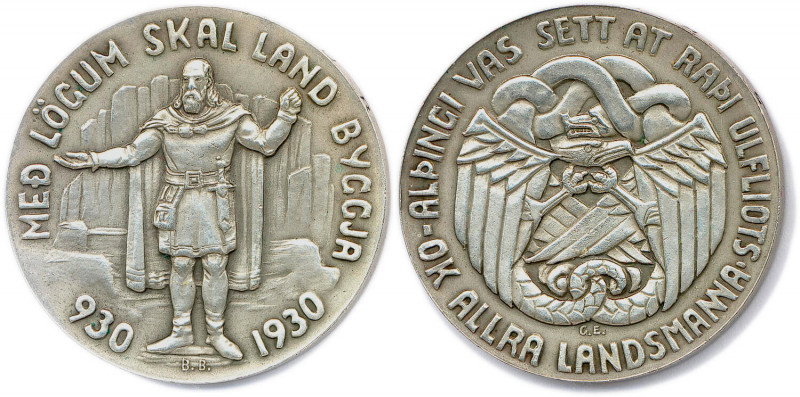 ISLANDE - CHRISTIAN X 
14 mai 1912 - 20 avril 1947
5 Kronur argent du Millénaire...