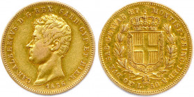 ITALIE - CHARLES ALBERT 
1831-1849
50 Lire or 1836 Turin. (16,12 g) 
Fr 1140
Rare. T.B.