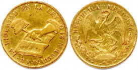 MEXIQUE États-Unis 1836-
8 Escudos or 1836 D° = Durango. (26,51 g) 
Fr 68
T.B.