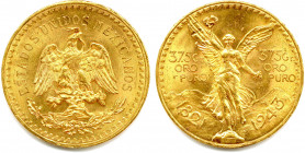 MEXIQUE États-Unis 1823-
50 Pesos or 1943. (41,76 g) 
Fr 172
Superbe.