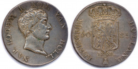 PAYS-BAS - ROYAUME DE HOLLANDE 
LOUIS NAPOLÉON 1806-1812
50 Stuivers argent 1808 Utrecht. 
(26,49 g)
Dav 228
Très beau.