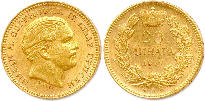SERBIE - MILAN IV OBRENOVITCH 
10 juin 1868 - 6 mars 1889 Prince 1868-1882
20 Di...