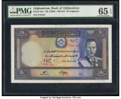 Afghanistan Bank of Afghanistan 50 Afghanis ND (1939) / SH1318 Pick 25a PMG Gem Uncirculated 65 EPQ. 

HID09801242017

© 2020 Heritage Auctions | All ...