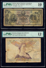 Bolivia Banco Francisco Argandona 5 Bolivianos 1907 Pick S150 PMG Very Good 10; Reunion Banque de la Reunion 25 Francs ND (1930-44) Pick 23 PMG Fine 1...