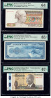 Burma, Cambodia & Loa Group Lot of 7 Graded Examples PMG Choice Uncirculated 64; Gem Uncirculated 65 EPQ; Gem Uncirculated 66 EPQ; Superb Gem Unc 67 E...