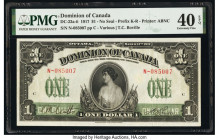 Canada Dominion of Canada $1 17.3.1917 Pick 32b DC-23a-ii PMG Extremely Fine 40 EPQ. 

HID09801242017

© 2020 Heritage Auctions | All Rights Reserved