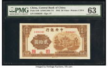 China Central Bank of China 20 Yuan 1942 Pick 248 S/M#C300-174 PMG Choice Uncirculated 63. 

HID09801242017

© 2020 Heritage Auctions | All Rights Res...