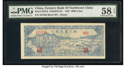 China Farmers Bank of Northwest China 5000 Yuan 1947 Pick S3316 S/M#H76-45 PMG Choice About Unc 58 EPQ. 

HID09801242017

© 2020 Heritage Auctions | A...