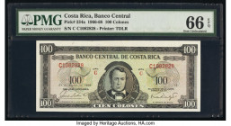 Costa Rica Banco Central de Costa Rica 100 Colones 27.8.1968 Pick 234a PMG Gem Uncirculated 66 EPQ. 

HID09801242017

© 2020 Heritage Auctions | All R...