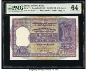 India Reserve Bank of India 100 Rupees ND (1957-62) Pick 44 Jhun6.7.4.1 PMG Choice Uncirculated 64. Staple holes at issue.

HID09801242017

© 2020 Her...