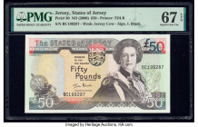 Jersey States of Jersey 50 Pounds ND (2000) Pick 30 PMG Superb Gem Unc 67 EPQ. 

HID09801242017

© 2020 Heritage Auctions | All Rights Reserved