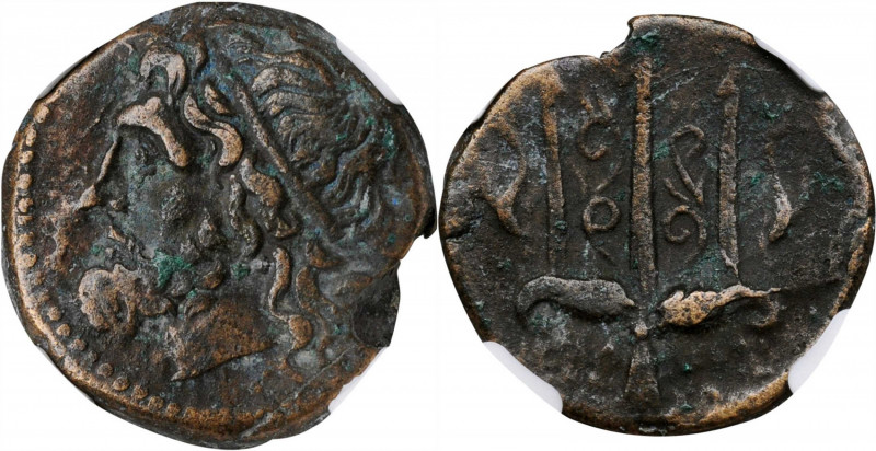 Hieron II, 275-215 B.C

SICILY. Syracuse. Hieron II, 275-215 B.C. AE Litra, 26...