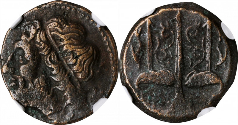Hieron II, 275-215 B.C

SICILY. Syracuse. Hieron II, 275-215 B.C. AE Litra, 26...