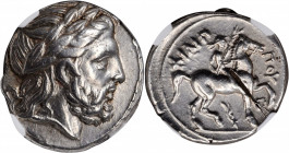 Philip III, 323-317 B.C

MACEDON. Kingdom of Macedon. Kassander, Regent, 317-305 B.C. AR Tetradrachm (14.33 gms), Amphipolis Mint, ca. 316-311 B.C. ...