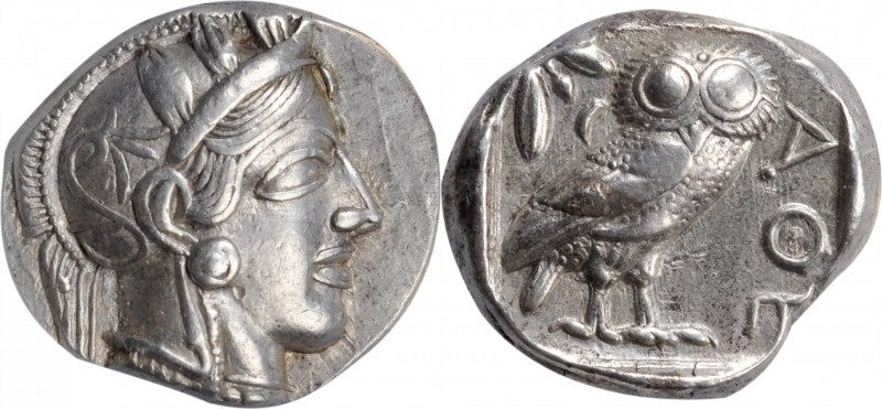 Athens

ATTICA. Athens. AR Tetradrachm, ca. 454-404 B.C. ANACS AU 50.

Kroll...