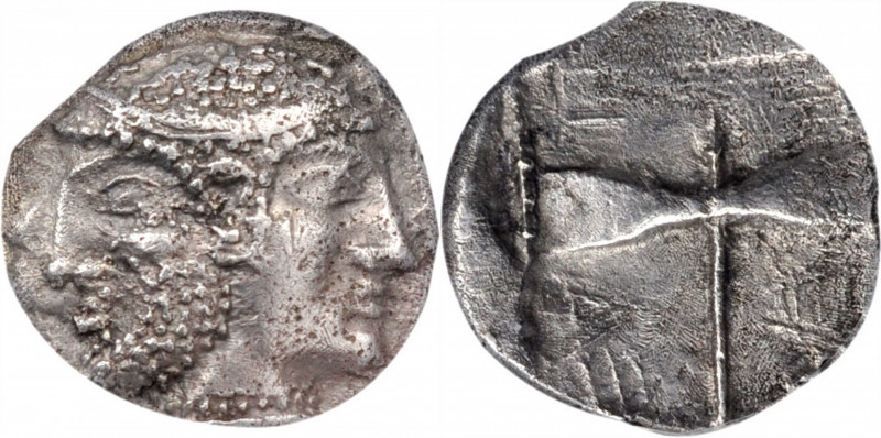 Antandros

TROAS. Tenedos. AR Hemidrachm (1.84 gms), Early-mid 5th Century B.C...