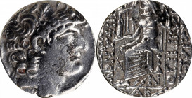 Demetrius III Eucaerus, 96-87 B.C

SYRIA. Seleukid Kingdom. Philip I Philadelphos, 94-83/75 B.C. AR Tetradrachm, Antioch on the Orontes Mint, Posthu...