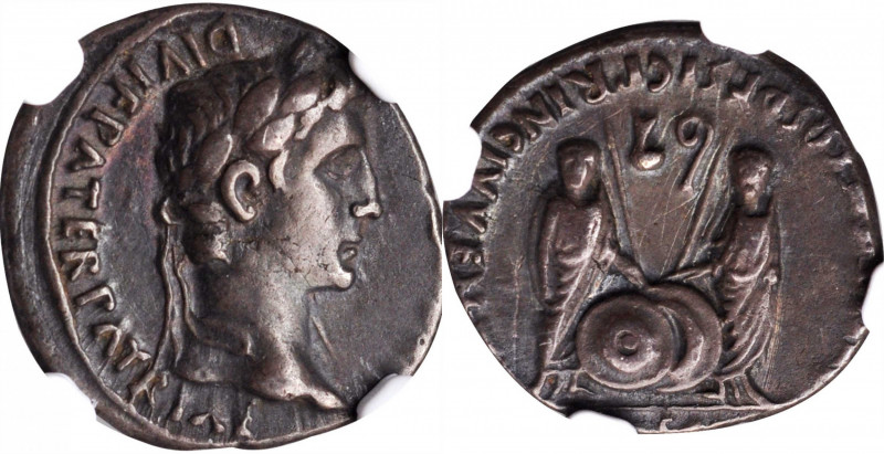 Augustus, 27 B.C.- A.D. 14

AUGUSTUS, 27 B.C.- A.D. 14. AR Denarius (3.76 gms)...