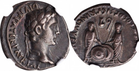 Augustus, 27 B.C.- A.D. 14

AUGUSTUS, 27 B.C.- A.D. 14. AR Denarius (3.76 gms), Lugdunum Mint, 2 B.C.- A.D. 12. NGC VF, Strike: 4/5 Surface: 3/5. Sc...