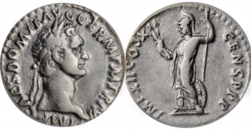 Domitian, A.D. 81-96

DOMITIAN, A.D. 81-96. AR Denarius, Rome Mint, A.D. 86. A...