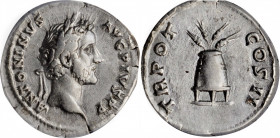 Antoninus Pius, A.D. 138-161

ANTONINUS PIUS, A.D. 138-161. AR Denarius, Rome Mint, A.D. 138. ANACS VF 35.

RIC-58 var. (poppy in modius as well);...