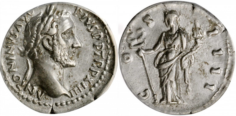 Antoninus Pius, A.D. 138-161

ANTONINUS PIUS, A.D. 138-161. AR Denarius, Rome ...
